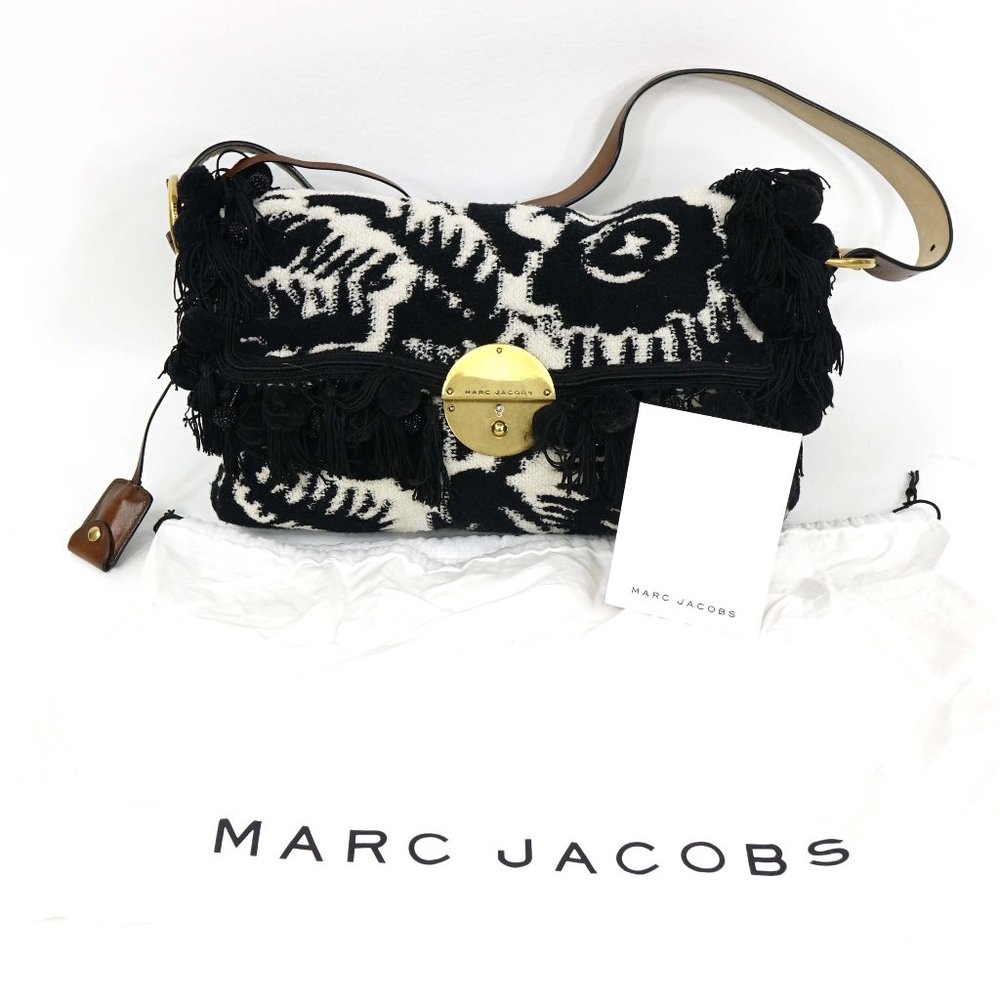 Marc Jacobs Beads and Pompoms Shoulder Bag